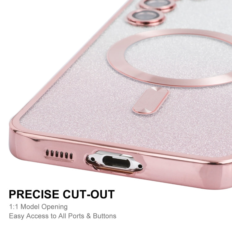 ENKAY Hat-Prince Magnetic Glitter Plated TPU Phone Case with Lens Film, For Samsung Galaxy S25 5G, For Samsung Galaxy S25+ 5G, For Samsung Galaxy S25 Ultra 5G, For Samsung Galaxy S24 Ultra 5G, For Samsung Galaxy S24+ 5G, For Samsung Galaxy S24 5G      ...