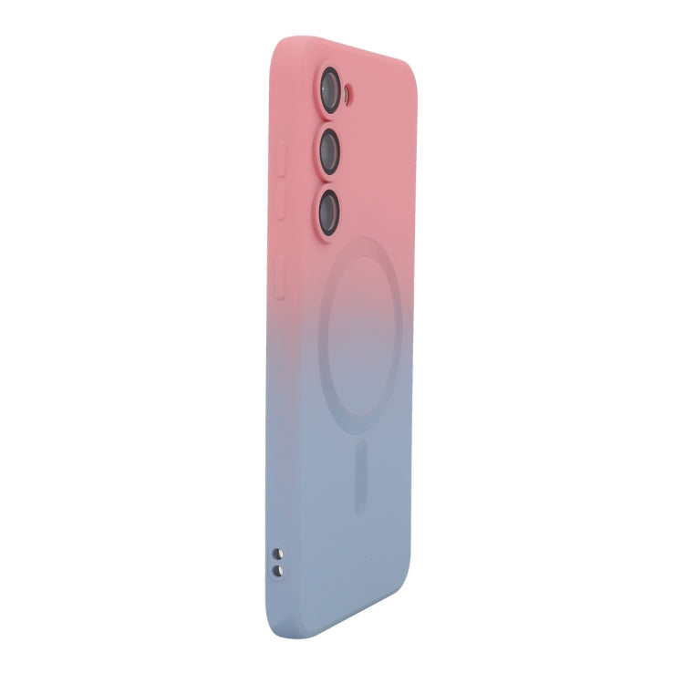 ENKAY Hat-Prince MagSafe Rainbow Gradient Silicone Phone Case with Lens Film, For Samsung Galaxy A54, For Samsung Galaxy S23 Ultra 5G, For Samsung Galaxy S23+ 5G, For Samsung Galaxy S23 5G, For Galaxy A18 4G / 5G, For Samsung Galaxy A17 / A26 5G       ...