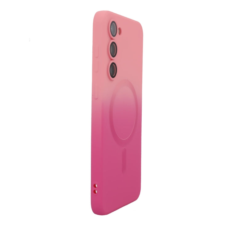 ENKAY Hat-Prince MagSafe Rainbow Gradient Silicone Phone Case with Lens Film, For Samsung Galaxy A54, For Samsung Galaxy S23 Ultra 5G, For Samsung Galaxy S23+ 5G, For Samsung Galaxy S23 5G, For Galaxy A18 4G / 5G, For Samsung Galaxy A17 / A26 5G       ...