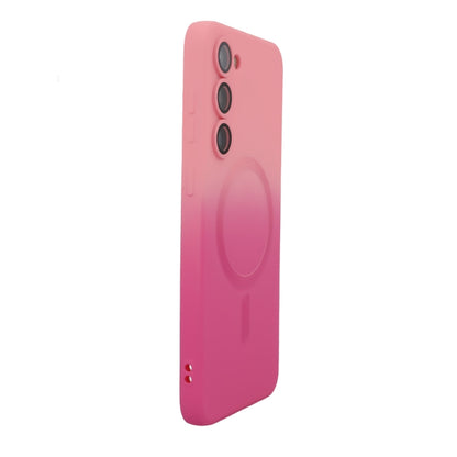 ENKAY Hat-Prince MagSafe Rainbow Gradient Silicone Phone Case with Lens Film, For Samsung Galaxy A54, For Samsung Galaxy S23 Ultra 5G, For Samsung Galaxy S23+ 5G, For Samsung Galaxy S23 5G, For Galaxy A18 4G / 5G, For Samsung Galaxy A17 / A26 5G       ...