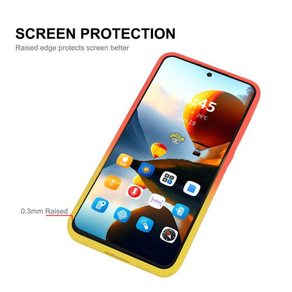 ENKAY Hat-Prince MagSafe Rainbow Gradient Silicone Phone Case with Lens Film, For Samsung Galaxy A54, For Samsung Galaxy S23 Ultra 5G, For Samsung Galaxy S23+ 5G, For Samsung Galaxy S23 5G, For Galaxy A18 4G / 5G, For Samsung Galaxy A17 / A26 5G       ...