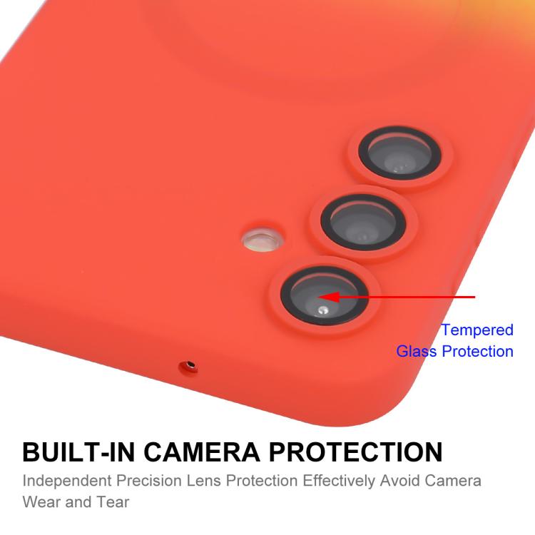 ENKAY Hat-Prince MagSafe Rainbow Gradient Silicone Phone Case with Lens Film, For Samsung Galaxy A54, For Samsung Galaxy S23 Ultra 5G, For Samsung Galaxy S23+ 5G, For Samsung Galaxy S23 5G, For Galaxy A18 4G / 5G, For Samsung Galaxy A17 / A26 5G       ...
