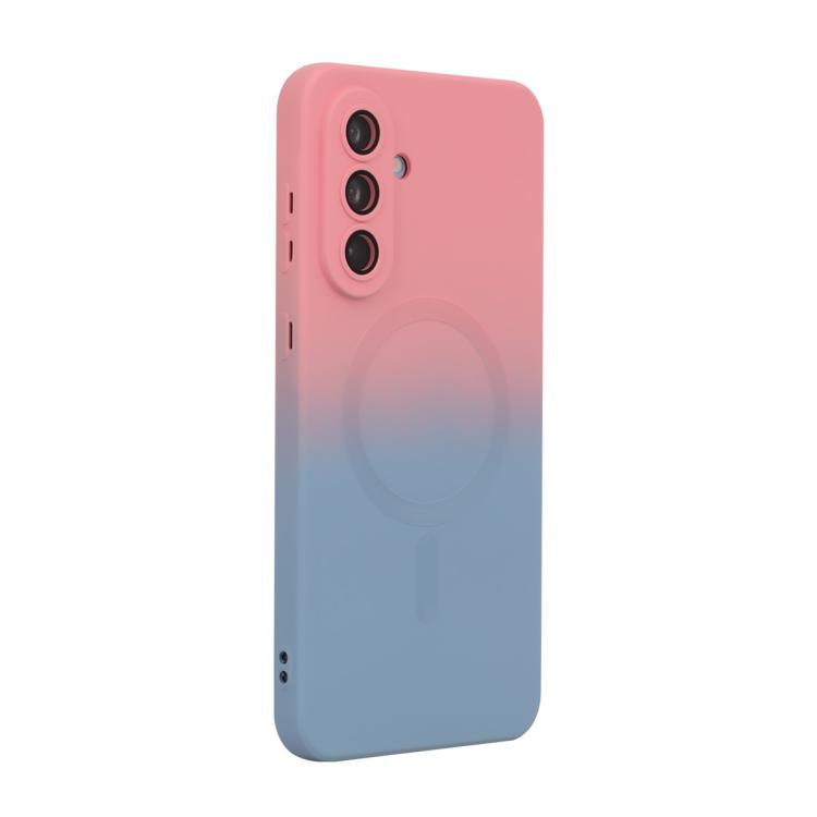 ENKAY Hat-Prince MagSafe Rainbow Gradient Silicone Phone Case with Lens Film, For Samsung Galaxy S23 5G, For Samsung Galaxy A17 / A26 5G, For Samsung Galaxy A06 4G / 5G, For Samsung Galaxy A16 4G / 5G, For Samsung Galaxy A25, For Samsung Galaxy A24    ...