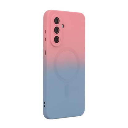 ENKAY Hat-Prince MagSafe Rainbow Gradient Silicone Phone Case with Lens Film, For Samsung Galaxy S23 5G, For Samsung Galaxy A17 / A26 5G, For Samsung Galaxy A06 4G / 5G, For Samsung Galaxy A16 4G / 5G, For Samsung Galaxy A25, For Samsung Galaxy A24    ...