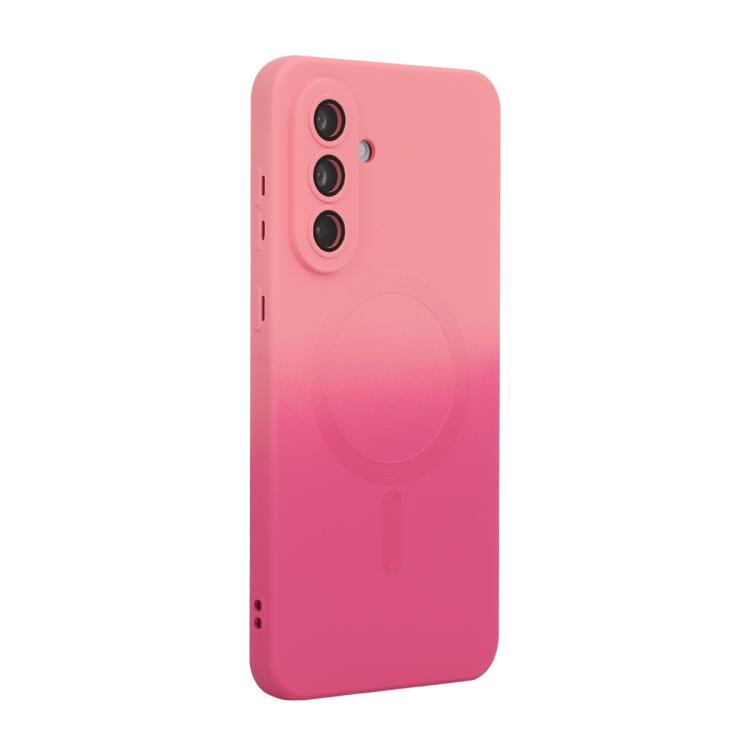 ENKAY Hat-Prince MagSafe Rainbow Gradient Silicone Phone Case with Lens Film, For Samsung Galaxy S23 5G, For Samsung Galaxy A17 / A26 5G, For Samsung Galaxy A06 4G / 5G, For Samsung Galaxy A16 4G / 5G, For Samsung Galaxy A25, For Samsung Galaxy A24    ...