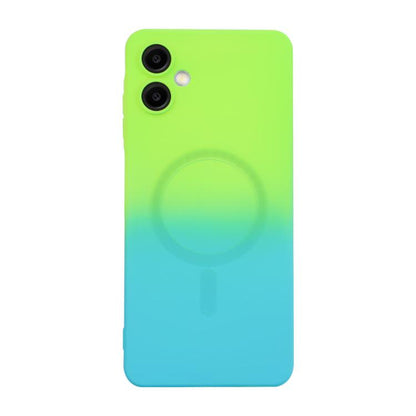 ENKAY Hat-Prince MagSafe Rainbow Gradient Silicone Phone Case with Lens Film, For Samsung Galaxy S23 5G, For Samsung Galaxy A17 / A26 5G, For Samsung Galaxy A06 4G / 5G, For Samsung Galaxy A16 4G / 5G, For Samsung Galaxy A25, For Samsung Galaxy A24    ...