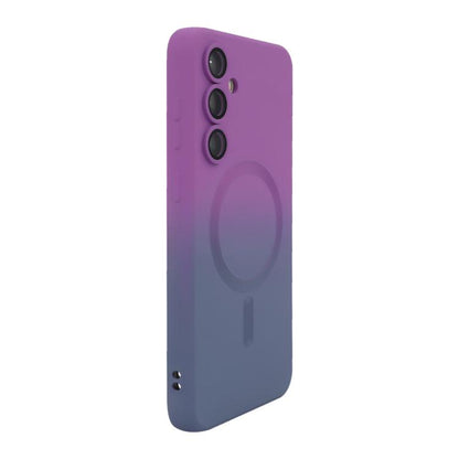 ENKAY Hat-Prince MagSafe Rainbow Gradient Silicone Phone Case with Lens Film, For Samsung Galaxy A54, For Samsung Galaxy S23 Ultra 5G, For Samsung Galaxy S23+ 5G, For Samsung Galaxy S23 5G, For Galaxy A18 4G / 5G, For Samsung Galaxy A17 / A26 5G       ...