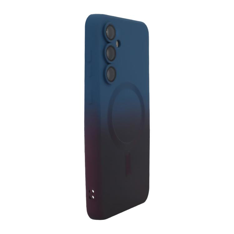ENKAY Hat-Prince MagSafe Rainbow Gradient Silicone Phone Case with Lens Film, For Galaxy A08 4G, For Galaxy S26 FE 5G, For Galaxy A57 5G, For Samsung Galaxy A37 5G, For Galaxy A27 5G, For Samsung Galaxy A56 5G, For Samsung Galaxy A36 5G                ...