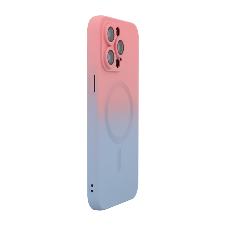 ENKAY Hat-Prince MagSafe Rainbow Gradient Silicone Phone Case with Lens Film, For iPhone 13 Pro Max, For iPhone 13 Pro, For iPhone 13