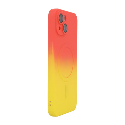 ENKAY Hat-Prince MagSafe Rainbow Gradient Silicone Phone Case with Lens Film, For iPhone 13 Pro Max, For iPhone 13 Pro, For iPhone 13