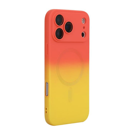 ENKAY Hat-Prince MagSafe Rainbow Gradient Silicone Phone Case with Lens Film, For iPhone 17 Pro Max, For iPhone 17 Pro, For iPhone 17, For iPhone Air, For iPhone 16 Pro Max, For iPhone 16 Pro, For iPhone 16 Plus, For iPhone 16, For iPhone 15 Pro Max   ...