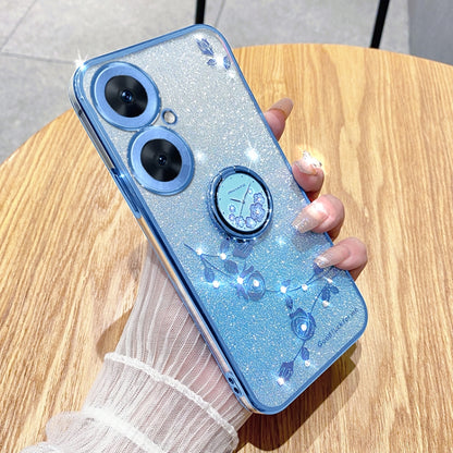 Gradient Glitter Immortal Flower Ring All-inclusive Phone Case, For Tecno Spark GO 2023, For Tecno Camon 19 Neo, For Tecno Spark GO 2022, For Tecno Pop 5 LTE, For Tecno Spark GO 2020