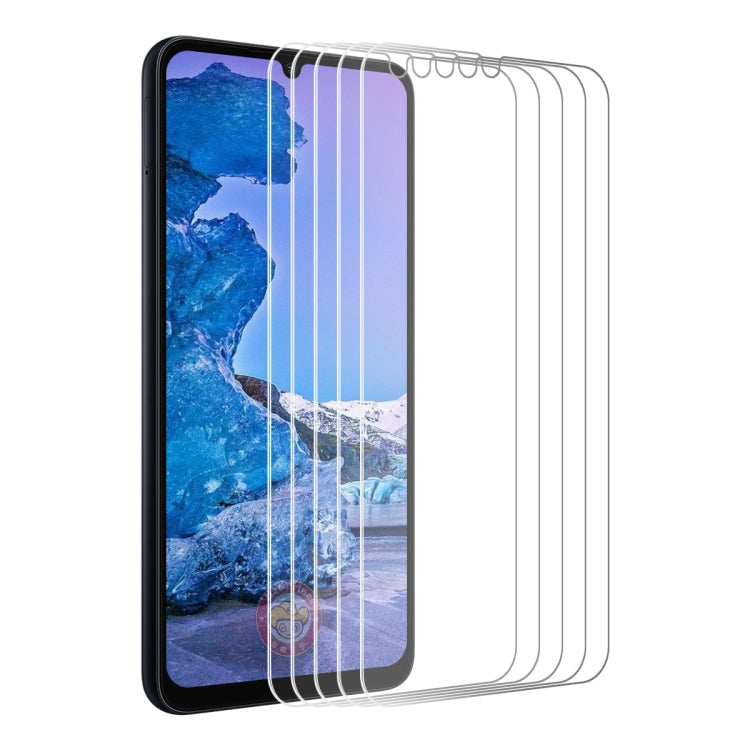 5pcs ENKAY 9H Big Arc Edge High Aluminum-silicon Tempered Glass Film, For Nokia C210, For Nokia G42, For Nokia C12, For Nokia C31
