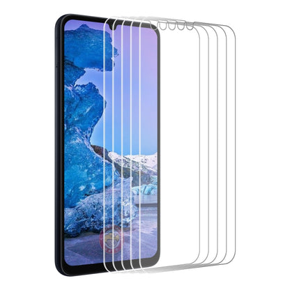 5pcs ENKAY 9H Big Arc Edge High Aluminum-silicon Tempered Glass Film, For Nokia C210, For Nokia G42, For Nokia C12, For Nokia C31