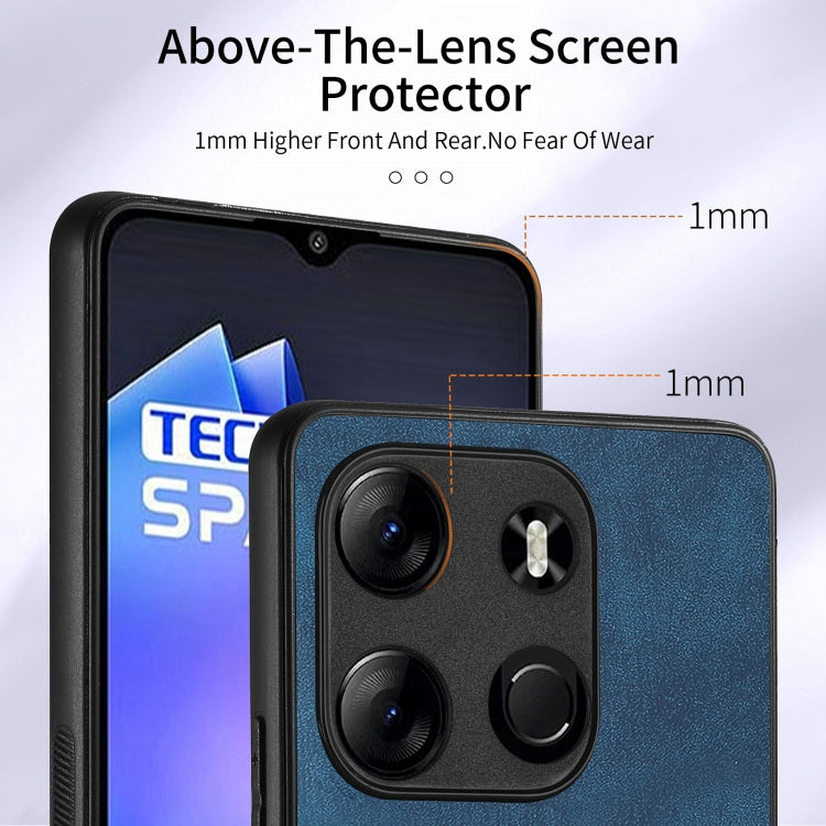 Retro Skin-feel Ring Multi-card Wallet Phone Case, For Tecno Spark GO 2023