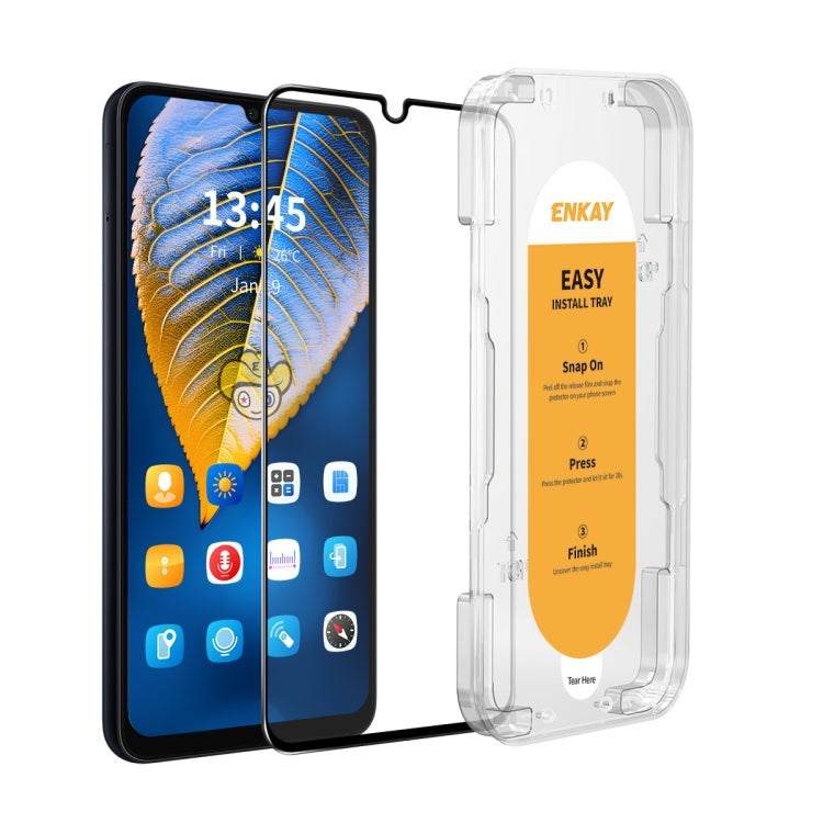 ENKAY Easy Install High Alumina Silicon Full Glass Film, For Samsung Galaxy A37 / A57, For Samsung Galaxy A17 / A26, For Samsung Galaxy M56, For Samsung Galaxy F16 / M16, For Samsung Galaxy F06 / M06, For Samsung Galaxy A36 / A56                       ...