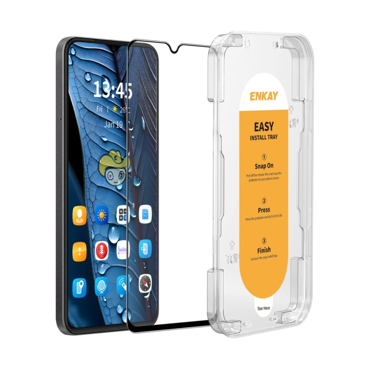 ENKAY Easy Install High Alumina Silicon Full Glass Film, For Redmi 15a 5G, For Redmi Note 15 Pro 5G Global 163.6mm, For Xiaomi 15T Pro, For Xiaomi 15T, For Redmi 13X, For Redmi A5 4G 171.7mm, For Redmi Note 14S 4G, For Redmi Turbo 4 Pro, For Redmi Turb...