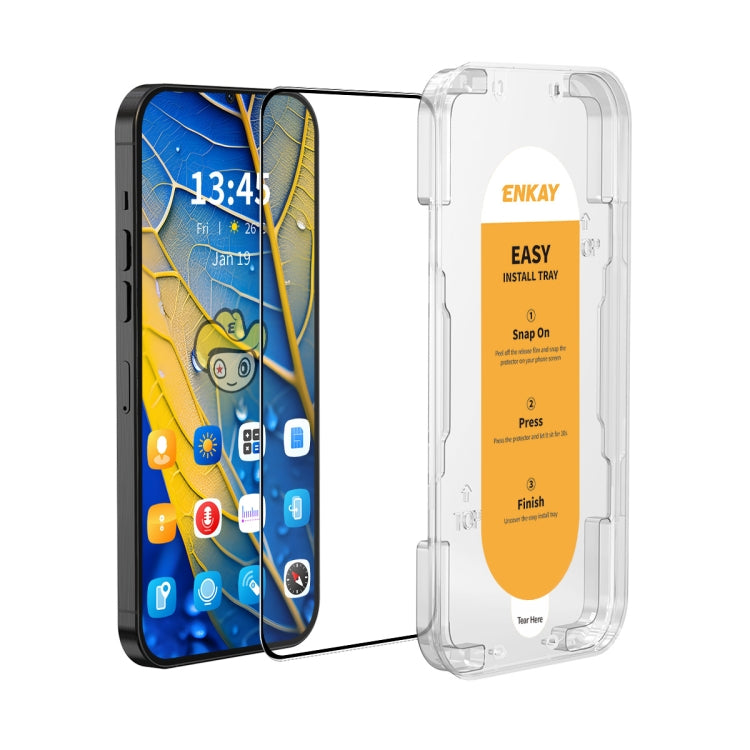 ENKAY Easy Install High Alumina Silicon Full Glass Film, For Redmi 15a 5G, For Redmi Note 15 Pro 5G Global 163.6mm, For Xiaomi 15T Pro, For Xiaomi 15T, For Redmi 13X, For Redmi A5 4G 171.7mm, For Redmi Note 14S 4G, For Redmi Turbo 4 Pro, For Redmi Turb...