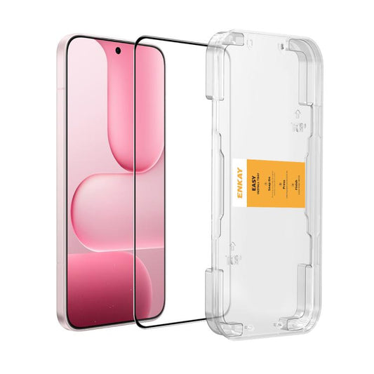 ENKAY Easy Install High Alumina Silicon Vollglasfolie, für Honor 600 Smart, für Honor 400 Smart 4G, für Honor X6c, für Honor X70i, für Honor GT Pro, für Honor X60 GT, für Honor 400 Lite Global, für Honor 400 Global, für Honor X8c, für Honor GT