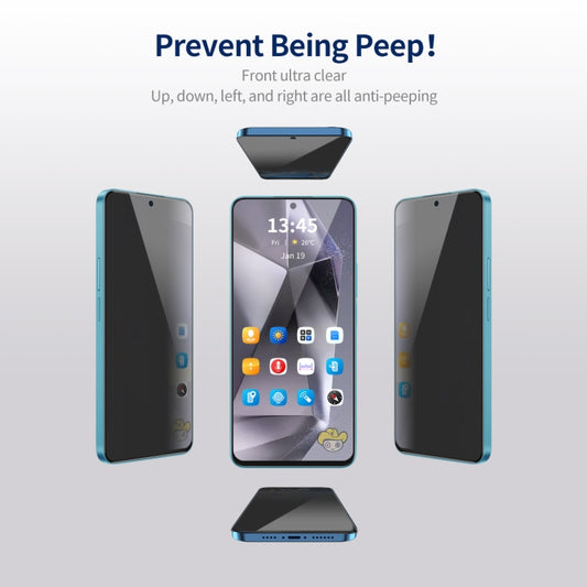 2pcs ENKAY Hat-Prince 360 Degree Anti-peeping Privacy Full Screen Tempered Glass Film, For Samsung Galaxy S24 Ultra 5G, For Samsung Galaxy S24+ 5G, For Samsung Galaxy S24 5G, For Samsung Galaxy S23 FE 5G, For Samsung Galaxy F54, For Samsung Galaxy A24 ...