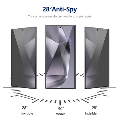 2pcs ENKAY Hat-Prince 360 Degree Anti-peeping Privacy Full Screen Tempered Glass Film, For Samsung Galaxy S24 Ultra 5G, For Samsung Galaxy S24+ 5G, For Samsung Galaxy S24 5G, For Samsung Galaxy S23 FE 5G, For Samsung Galaxy F54, For Samsung Galaxy A24 ...