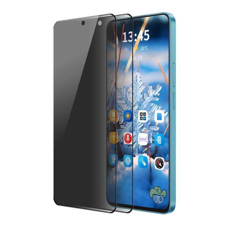 2pcs ENKAY Hat-Prince 360 Degree Anti-peeping Privacy Full Screen Tempered Glass Film, For Samsung Galaxy S24 Ultra 5G, For Samsung Galaxy S24+ 5G, For Samsung Galaxy S24 5G, For Samsung Galaxy S23 FE 5G, For Samsung Galaxy F54, For Samsung Galaxy A24 ...