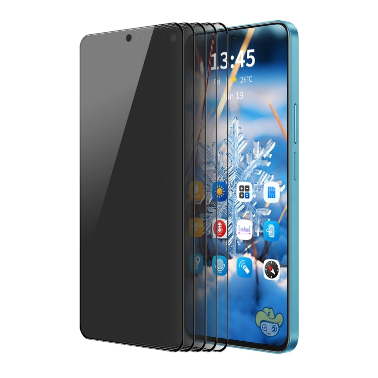 5pcs ENKAY Hat-Prince 360 Degree Anti-peeping Privacy Full Screen Tempered Glass Film, For Samsung Galaxy S24 Ultra 5G, For Samsung Galaxy S24+ 5G, For Samsung Galaxy S24 5G, For Samsung Galaxy S23 FE 5G, For Samsung Galaxy F54, For Samsung Galaxy A24 ...