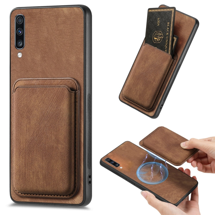 Retro Leather Card Bag Magnetic Phone Case, For Samsung Galaxy A33 5G, For Samsung Galaxy A22 4G, For Samsung Galaxy A22 5G, For Samsung Galaxy A32 4G, For Samsung Galaxy A21s, For Samsung Galaxy A31, For Samsung Galaxy A71, For Samsung Galaxy A51     ...