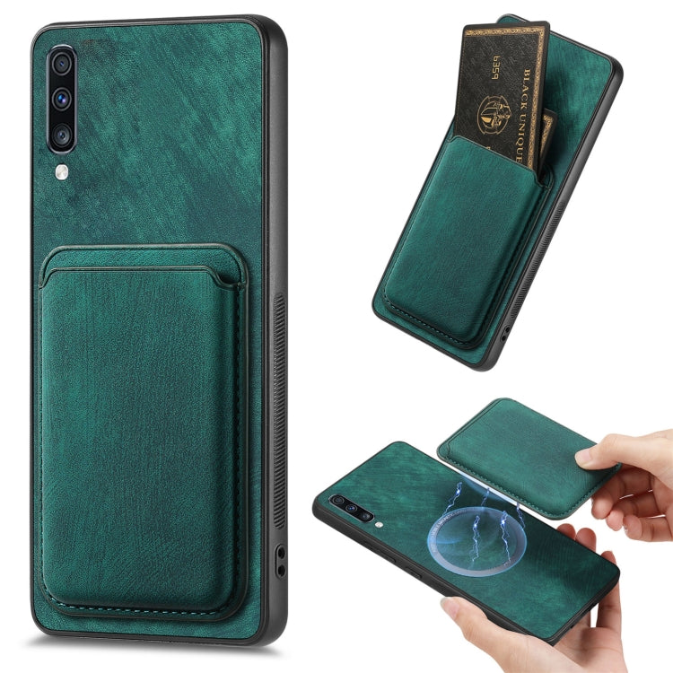 Retro Leather Card Bag Magnetic Phone Case, For Samsung Galaxy A33 5G, For Samsung Galaxy A22 4G, For Samsung Galaxy A22 5G, For Samsung Galaxy A32 4G, For Samsung Galaxy A21s, For Samsung Galaxy A31, For Samsung Galaxy A71, For Samsung Galaxy A51     ...