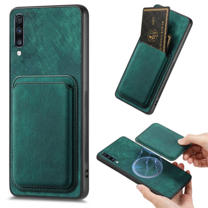 Retro Leather Card Bag Magnetic Phone Case, For Samsung Galaxy A33 5G, For Samsung Galaxy A22 4G, For Samsung Galaxy A22 5G, For Samsung Galaxy A32 4G, For Samsung Galaxy A21s, For Samsung Galaxy A31, For Samsung Galaxy A71, For Samsung Galaxy A51     ...