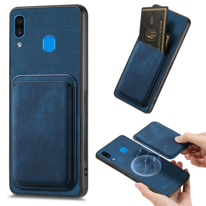 Étui de téléphone magnétique en cuir rétro pour cartes, pour Samsung Galaxy A30/A20/M10s, pour Samsung Galaxy Note10, pour Samsung Galaxy Note10+, pour Samsung Galaxy S8+
