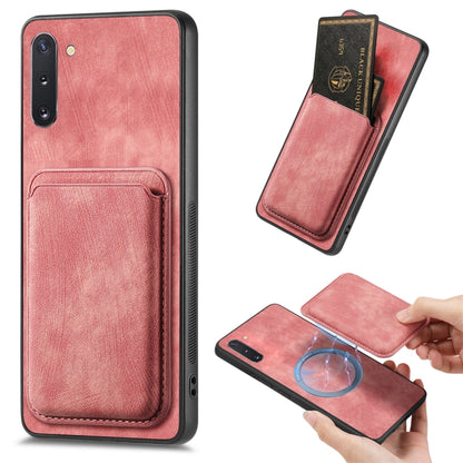 Étui de téléphone magnétique en cuir rétro pour cartes, pour Samsung Galaxy A30/A20/M10s, pour Samsung Galaxy Note10, pour Samsung Galaxy Note10+, pour Samsung Galaxy S8+