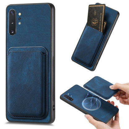 Étui de téléphone magnétique en cuir rétro pour cartes, pour Samsung Galaxy A30/A20/M10s, pour Samsung Galaxy Note10, pour Samsung Galaxy Note10+, pour Samsung Galaxy S8+