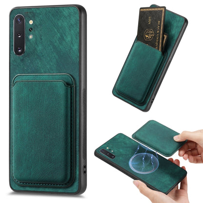 Étui de téléphone magnétique en cuir rétro pour cartes, pour Samsung Galaxy A30/A20/M10s, pour Samsung Galaxy Note10, pour Samsung Galaxy Note10+, pour Samsung Galaxy S8+