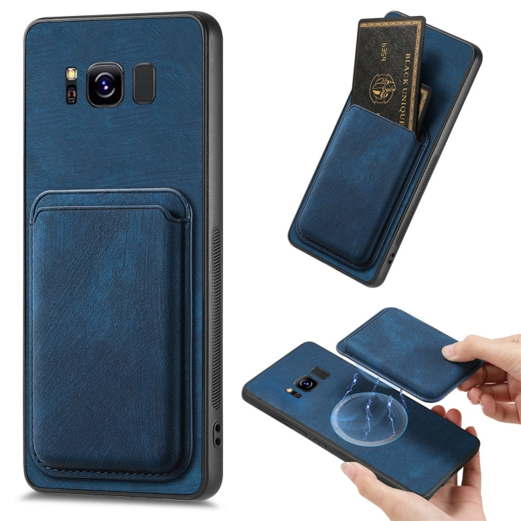 Étui de téléphone magnétique en cuir rétro pour cartes, pour Samsung Galaxy A30/A20/M10s, pour Samsung Galaxy Note10, pour Samsung Galaxy Note10+, pour Samsung Galaxy S8+