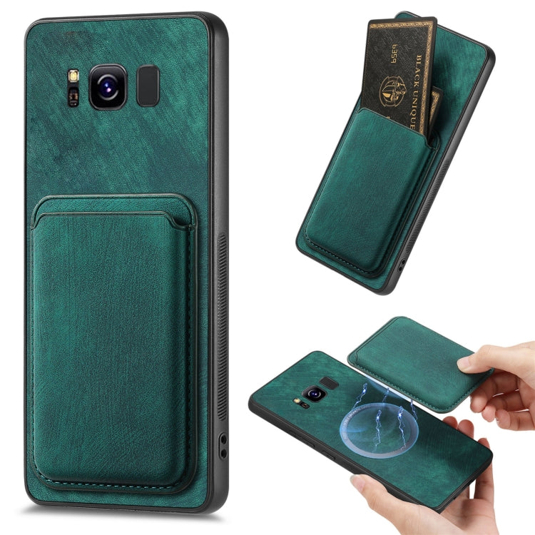 Étui de téléphone magnétique en cuir rétro pour cartes, pour Samsung Galaxy A30/A20/M10s, pour Samsung Galaxy Note10, pour Samsung Galaxy Note10+, pour Samsung Galaxy S8+