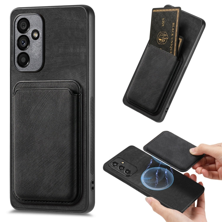 Retro Leather Card Bag Magnetic Phone Case, For Samsung Galaxy A57 5G, For Samsung Galaxy A37 5G, For Samsung Galaxy S25 Edge 5G, For Samsung Galaxy A56 5G, For Samsung Galaxy A26 5G, For Samsung Galaxy A36, For Samsung Galaxy S25 5G                   ...
