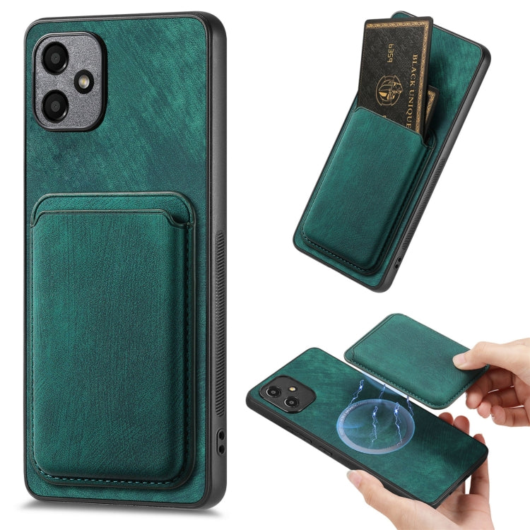 Retro Leather Card Bag Magnetic Phone Case, For Samsung Galaxy A57 5G, For Samsung Galaxy A37 5G, For Samsung Galaxy S25 Edge 5G, For Samsung Galaxy A56 5G, For Samsung Galaxy A26 5G, For Samsung Galaxy A36, For Samsung Galaxy S25 5G                   ...