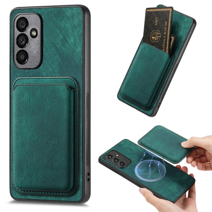Retro Leather Card Bag Magnetic Phone Case, For Samsung Galaxy A57 5G, For Samsung Galaxy A37 5G, For Samsung Galaxy S25 Edge 5G, For Samsung Galaxy A56 5G, For Samsung Galaxy A26 5G, For Samsung Galaxy A36, For Samsung Galaxy S25 5G                   ...