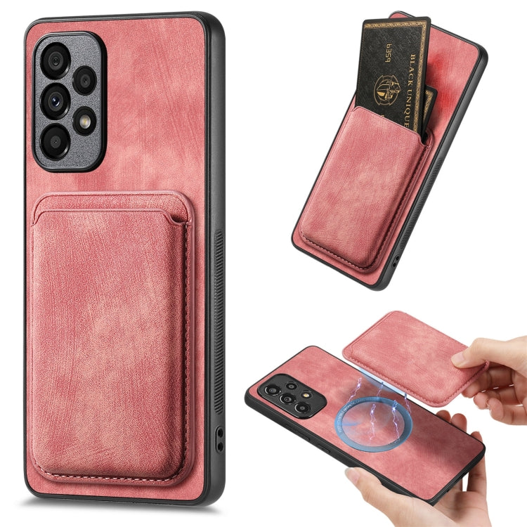 Retro Leather Card Bag Magnetic Phone Case, For Samsung Galaxy A57 5G, For Samsung Galaxy A37 5G, For Samsung Galaxy S25 Edge 5G, For Samsung Galaxy A56 5G, For Samsung Galaxy A26 5G, For Samsung Galaxy A36, For Samsung Galaxy S25 5G                   ...