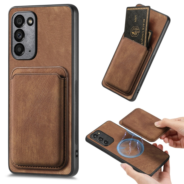 Retro Leather Card Bag Magnetic Phone Case, For Samsung Galaxy A33 5G, For Samsung Galaxy A22 4G, For Samsung Galaxy A22 5G, For Samsung Galaxy A32 4G, For Samsung Galaxy A21s, For Samsung Galaxy A31, For Samsung Galaxy A71, For Samsung Galaxy A51     ...