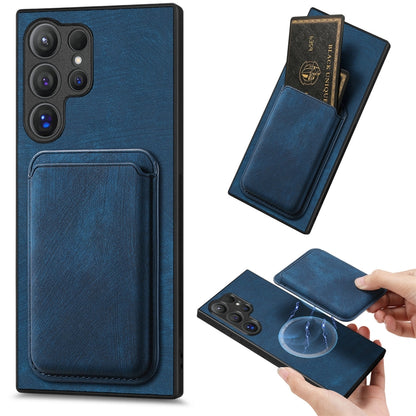 Retro Leather Card Bag Magnetic Phone Case, For Samsung Galaxy A57 5G, For Samsung Galaxy A37 5G, For Samsung Galaxy S25 Edge 5G, For Samsung Galaxy A56 5G, For Samsung Galaxy A26 5G, For Samsung Galaxy A36, For Samsung Galaxy S25 5G                   ...