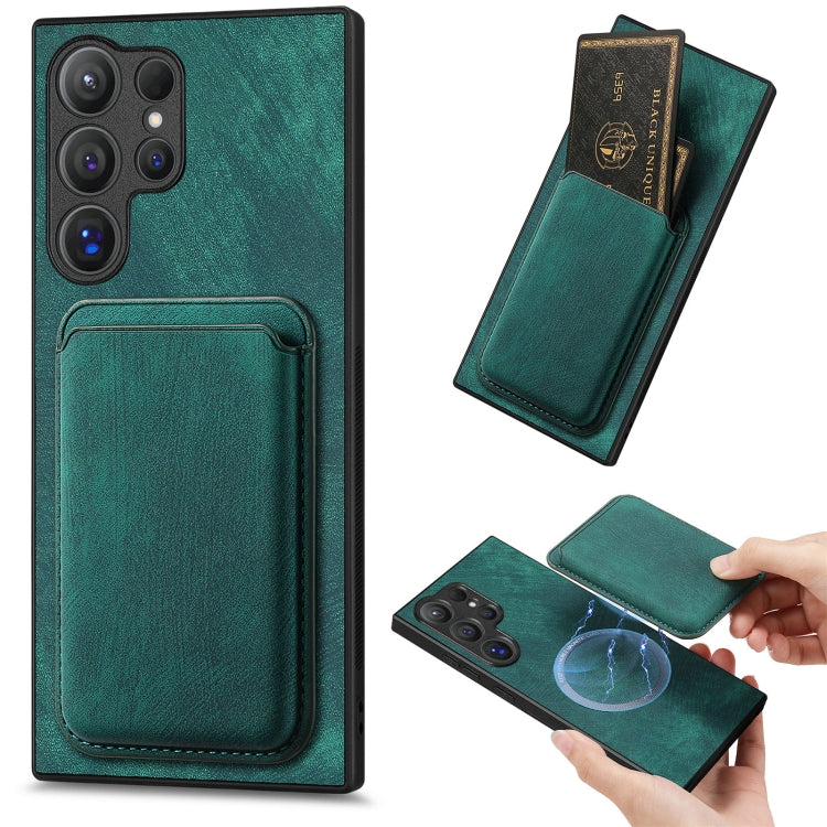 Retro Leather Card Bag Magnetic Phone Case, For Samsung Galaxy A57 5G, For Samsung Galaxy A37 5G, For Samsung Galaxy S25 Edge 5G, For Samsung Galaxy A56 5G, For Samsung Galaxy A26 5G, For Samsung Galaxy A36, For Samsung Galaxy S25 5G                   ...