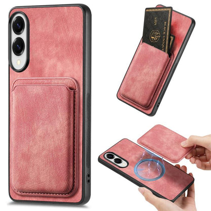Retro Leather Card Bag Magnetic Phone Case, For Samsung Galaxy A57 5G, For Samsung Galaxy A37 5G, For Samsung Galaxy S25 Edge 5G, For Samsung Galaxy A56 5G, For Samsung Galaxy A26 5G, For Samsung Galaxy A36, For Samsung Galaxy S25 5G                   ...