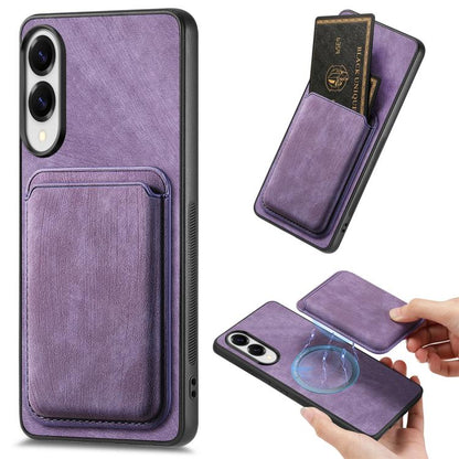 Retro Leather Card Bag Magnetic Phone Case, For Samsung Galaxy A57 5G, For Samsung Galaxy A37 5G, For Samsung Galaxy S25 Edge 5G, For Samsung Galaxy A56 5G, For Samsung Galaxy A26 5G, For Samsung Galaxy A36, For Samsung Galaxy S25 5G                   ...