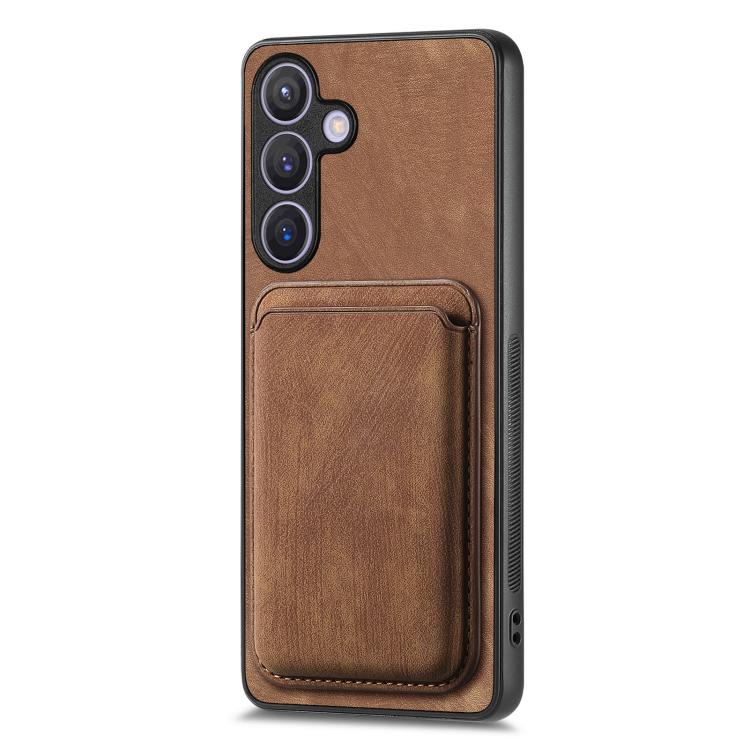 Retro Leather Card Bag Magnetic Phone Case, For Samsung Galaxy A57 5G, For Samsung Galaxy A37 5G, For Samsung Galaxy S25 Edge 5G, For Samsung Galaxy A56 5G, For Samsung Galaxy A26 5G, For Samsung Galaxy A36, For Samsung Galaxy S25 5G                   ...