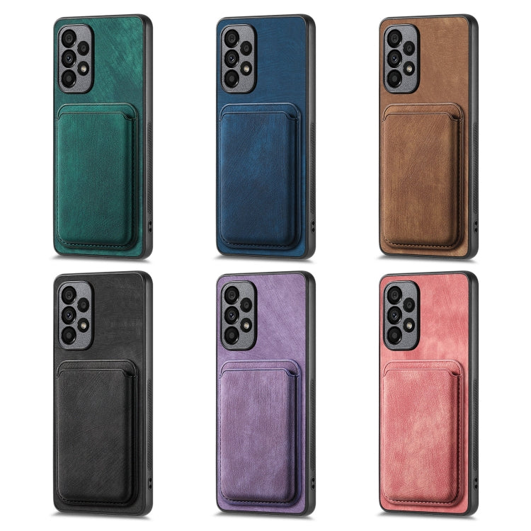 Retro Leather Card Bag Magnetic Phone Case, For Samsung Galaxy A57 5G, For Samsung Galaxy A37 5G, For Samsung Galaxy S25 Edge 5G, For Samsung Galaxy A56 5G, For Samsung Galaxy A26 5G, For Samsung Galaxy A36, For Samsung Galaxy S25 5G                   ...
