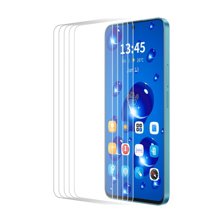 5pcs ENKAY 9H Big Arc Edge High Aluminum-silicon Tempered Glass Film, For Nothing CMF Phone 2 Pro, For Nothing CMF Phone 1, For Nothing Phone 2a