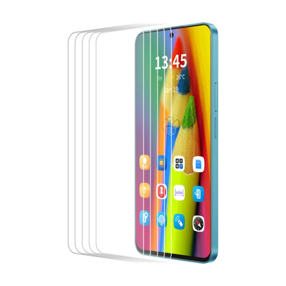 5pcs ENKAY 9H Big Arc Edge High Aluminum-silicon Tempered Glass Film, For Redmi Note 15 Pro 5G Global 163.6mm, For Redmi 15 5G Global / 4G SEA 169.5mm, For Redmi 15 4G / 5G EU 171mm, For Redmi 15C Global 171mm / Poco C85, For Redmi 13X                 ...