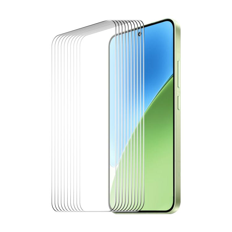 10pcs ENKAY 9H Big Arc Edge High Aluminum-silicon Tempered Glass Film, For Xiaomi Poco M8 Power 5G, For Redmi K100 Pro Max / Poco F9 Ultra 5G, For Xiaomi Poco F9 Pro, For Redmi 17 4G / 5G Global 170mm, For Redmi Note 17 4G 171mm Global, For Redmi A7   ...